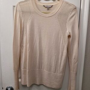 Athleta Cream Knit Sweater